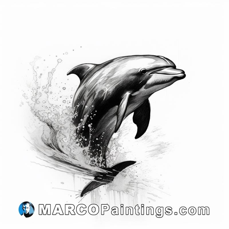 Dolphin Drawing  How to Draw a Dolphin  PRB ARTS