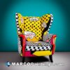 A colorful and comic chair