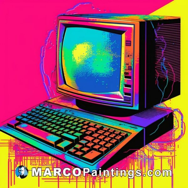 A colorful computer illustration