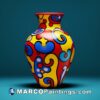 A colorful vase