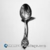 A pencil drawing of an ornate spoon