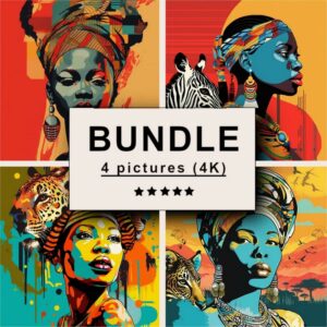 Africa Pop Art Bundle