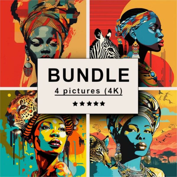 Africa Pop Art Bundle