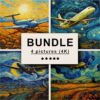 Airplane Impressionism Bundle