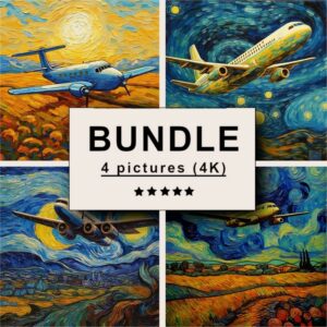 Airplane Impressionism Bundle