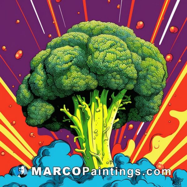 An explosion of the broccoli