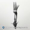 An intricate drawn fork