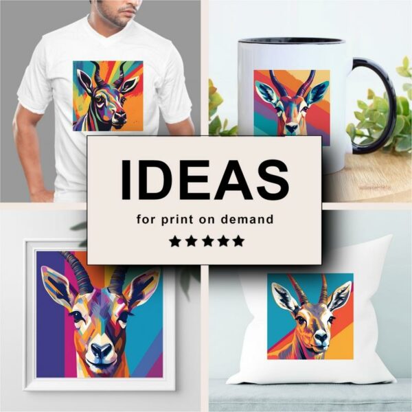Antelope Pop Art Merchandising