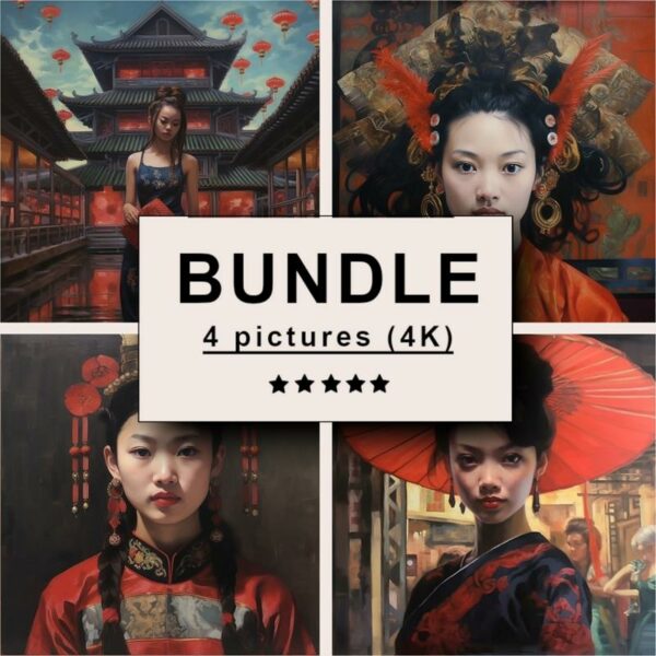 Asia Oil Painting Bundle