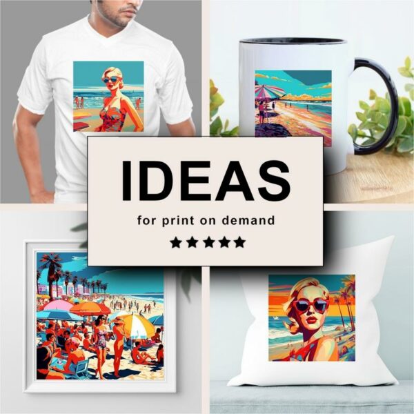 Beaches Pop Art Merchandising