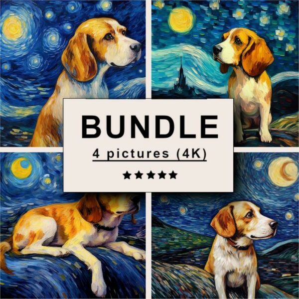 Beagle Impressionism Bundle