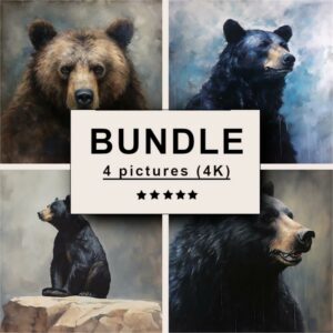 Bear Oil Painting Bundle