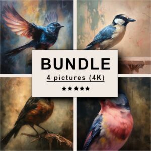 Bird Oil Painting Bundle