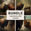 Bison and Buffalo Dramatic Lighting Bundle