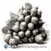 Black and white drawing of a bundle of figs