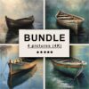 Boat Oil Painting Bundle