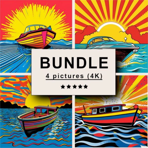 Boat Pop Art Bundle