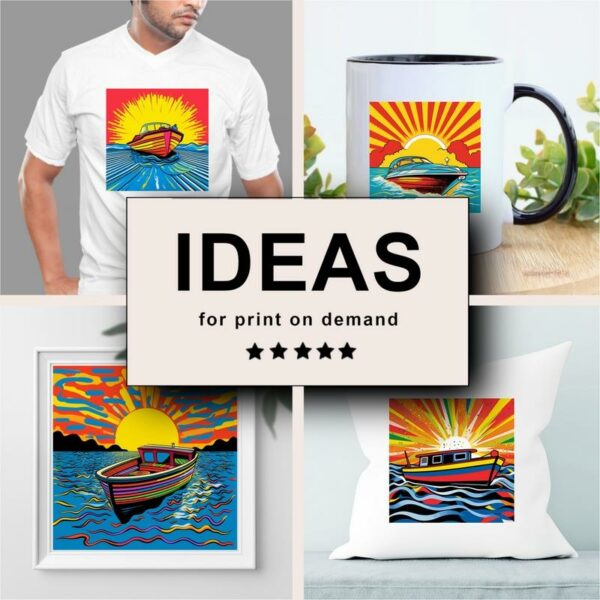 Boat Pop Art Merchandising