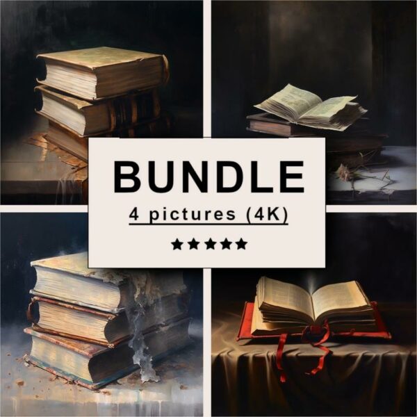 Book Oil Painting Bundle