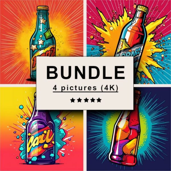 Bottle Pop Art Bundle