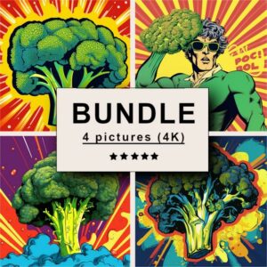 Broccoli Pop Art Bundle