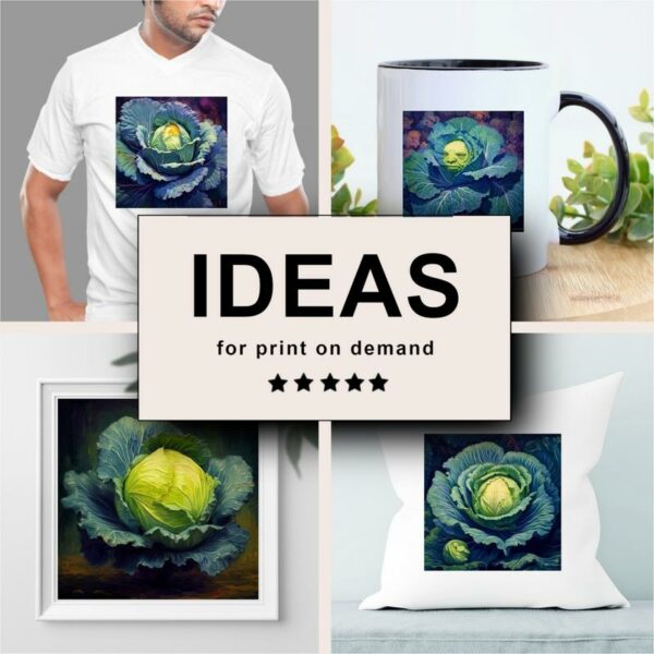 Cabbage Impressionism Merchandising