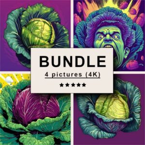 Cabbage Pop Art Bundle