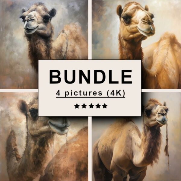 Camel Oil Painting Bundle