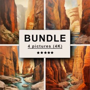 Canyon Oil Painting Bundle