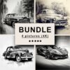 Car Black White Draw Sketch Bundle