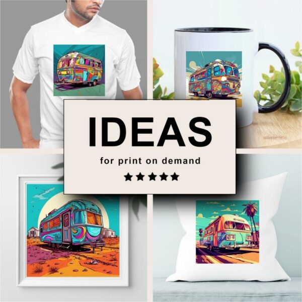 Caravan Pop Art Merchandising