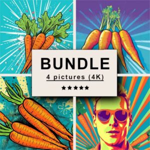 Carrots Pop Art Bundle