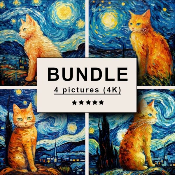 Cat Impressionism Bundle