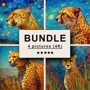 Cheetah Impressionism Bundle