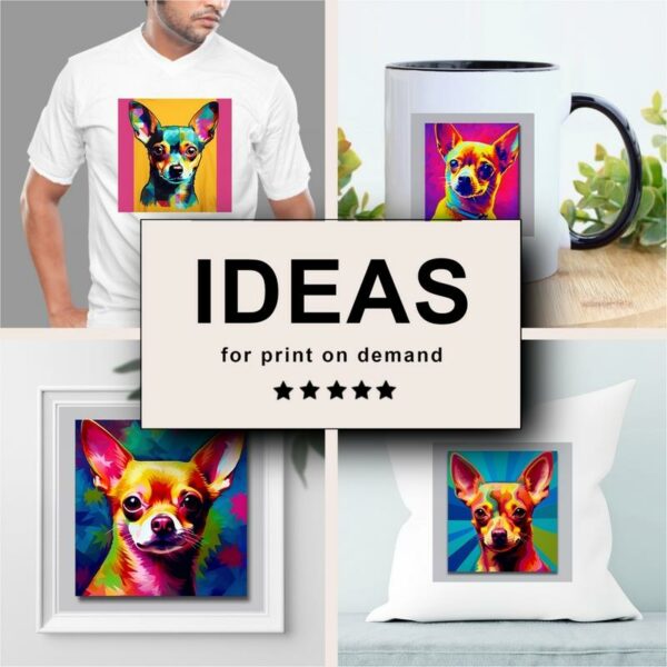 Chihuahua Pop Art Merchandising