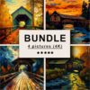 Covered Bridge Impressionism Bundle