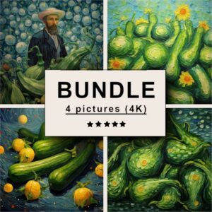 Cucumbers Impressionism Bundle