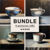 Cup Oil Painting Bundle