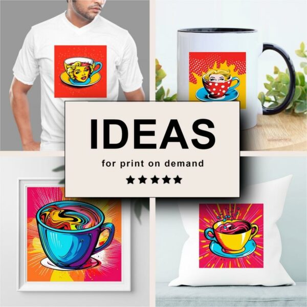 Cup Pop Art Merchandising