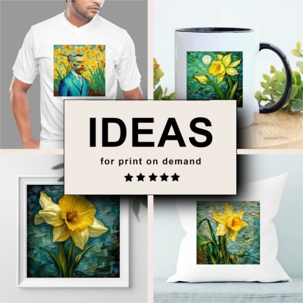 Daffodil Impressionism Merchandising