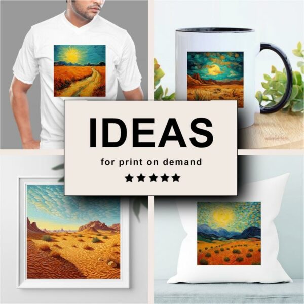 Desert Impressionism Merchandising