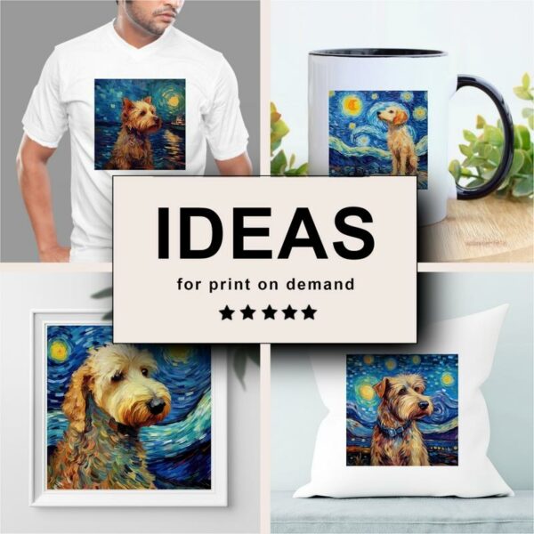 Dog Impressionism Merchandising