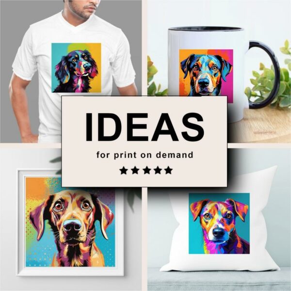 Dog Pop Art Merchandising