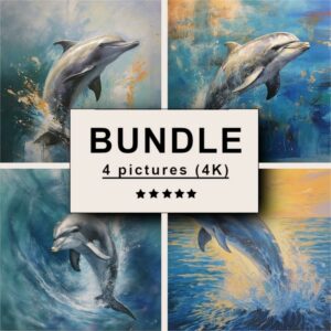 Dolphin Oil Painting Bundle