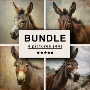 Donkey Oil Painting Bundle