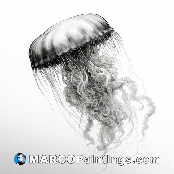 Drawing of a jellyfish by ben taylor