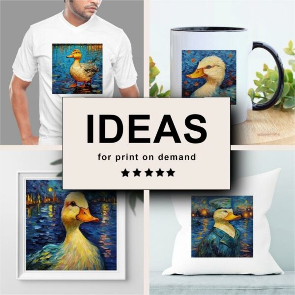 Duck Impressionism Merchandising