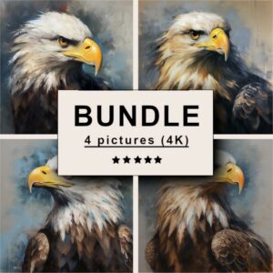 Eagle Oil Painting Bundle