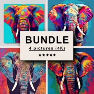 Elephant Pop Art Bundle