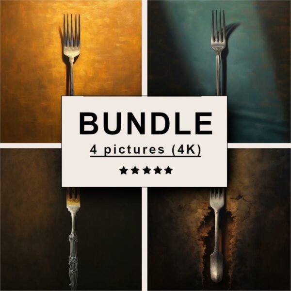 Fork Oil Painting Bundle